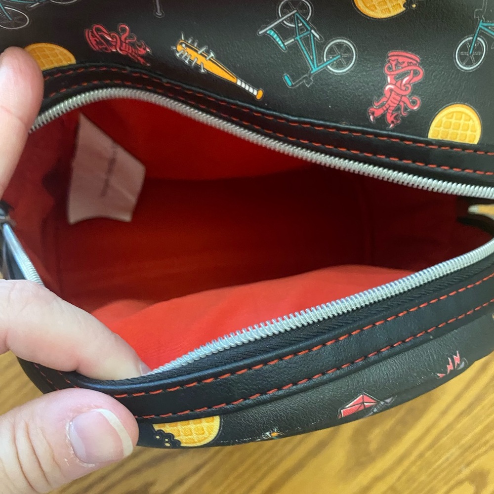 Stranger Things Black Backpack With Colorful Icons - image 3